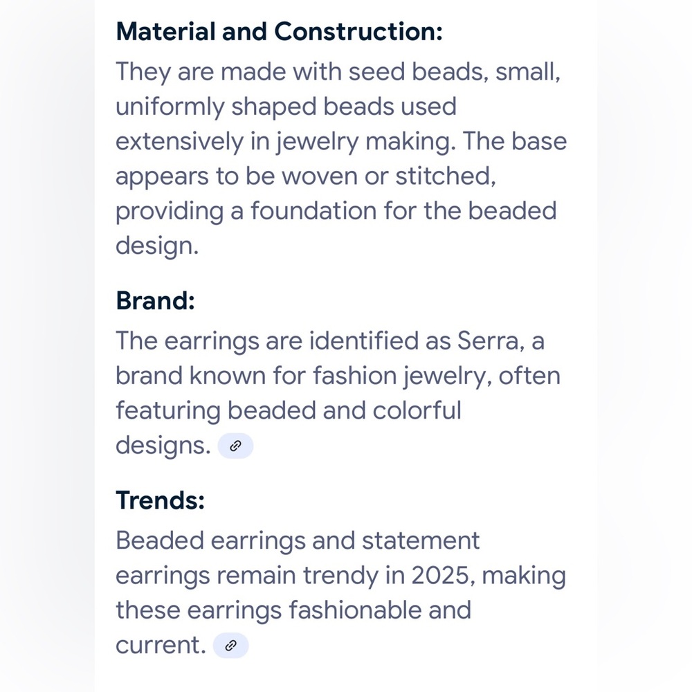 Earrings Serra Multicolor Beaded Post Back Heart Shape Felt Backed Valentine’s‎ - Picture 8 of 8